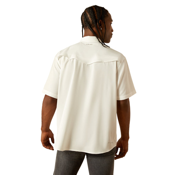 Camisa Ariat VentTEK Blanco Corte Clásico