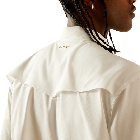 Camisa Ariat VentTEK Blanco Corte Clásico