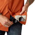 Camisa Ariat VentTEK Naranja Corte Clasico