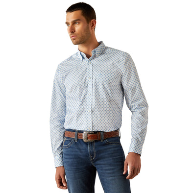 Camisa Ariat Libre De Arrugas Booker Corte Fitted