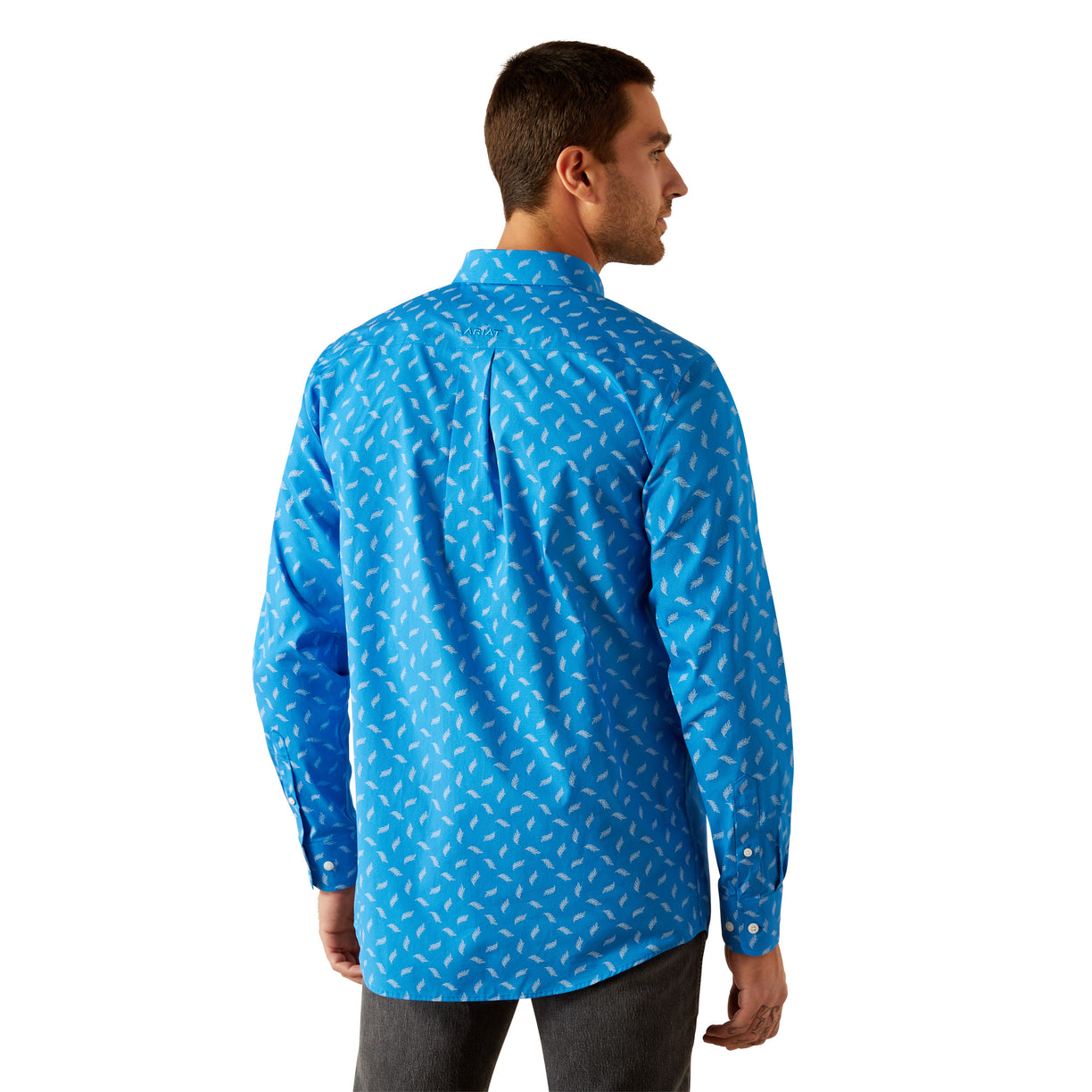 Camisa Ariat Libre De Arrugas Blaze Corte Fitted