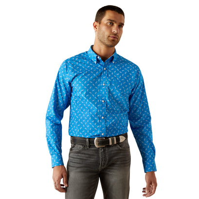 Camisa Ariat Libre De Arrugas Blaze Corte Fitted
