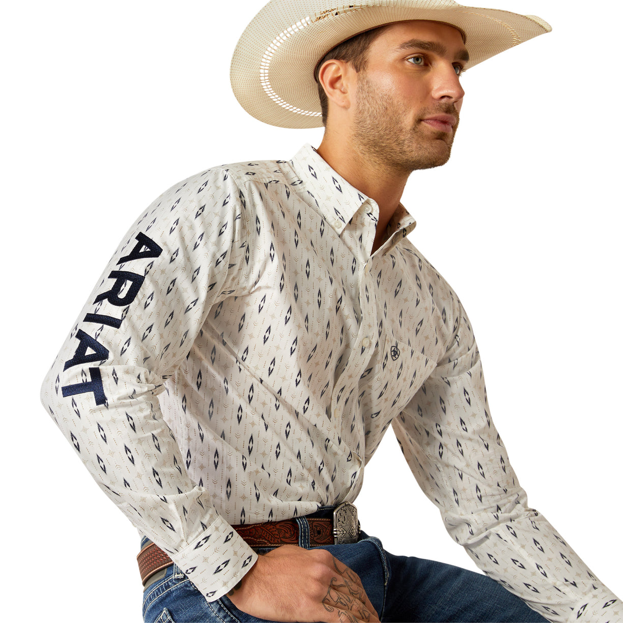 Camisa Ariat Team Perkins Corte Fitted