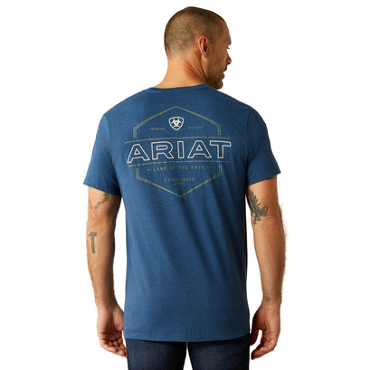 Playera Ariat Line Frame Hex