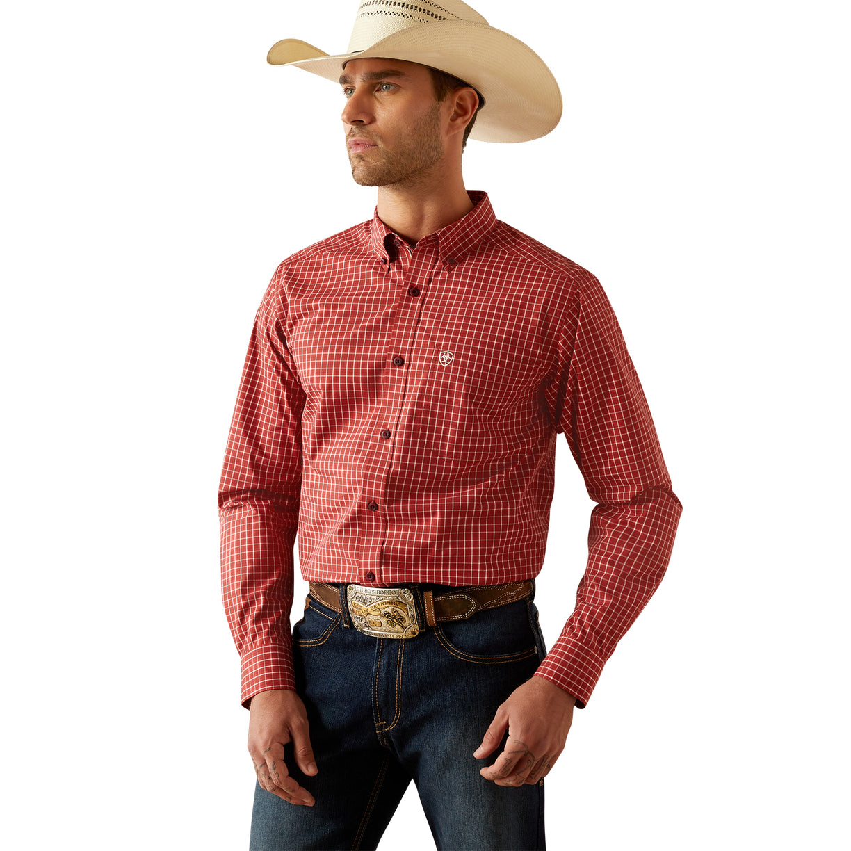 Camisa Ariat Pro Series Carlton Corte Fitted