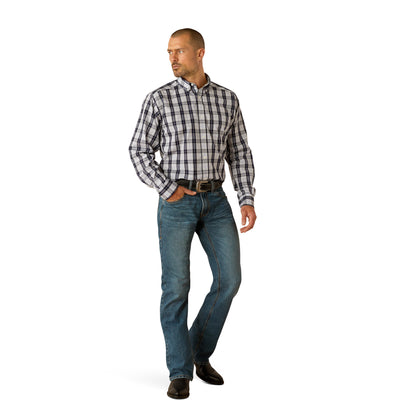 Camisa Ariat Libre De Arrugas Ocean Corte Clásico