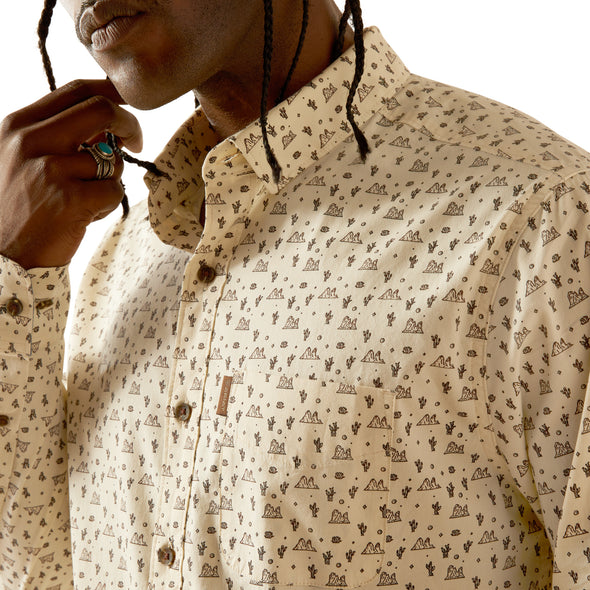 Camisa Ariat Milton Corte Moderno