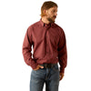 Camisa Ariat 360 Airflow Mahogany Corte Clásico