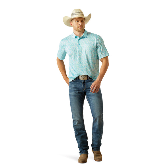 Polo Ariat 360 Airflow Azul