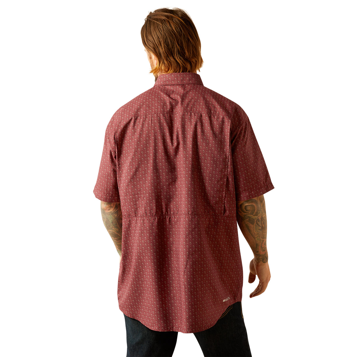 Camisa Ariat VentTEK Outbound Mahogany Corte Clásico