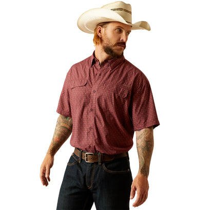 Camisa Ariat VentTEK Outbound Mahogany Corte Clásico