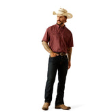 Camisa Ariat VentTEK Outbound Mahogany Corte Clásico