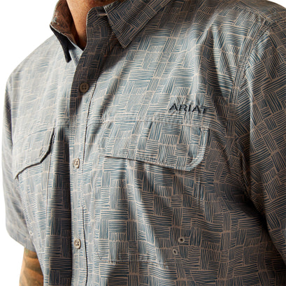 Camisa Ariat VentTEK Outbound Ombre Corte Fitted