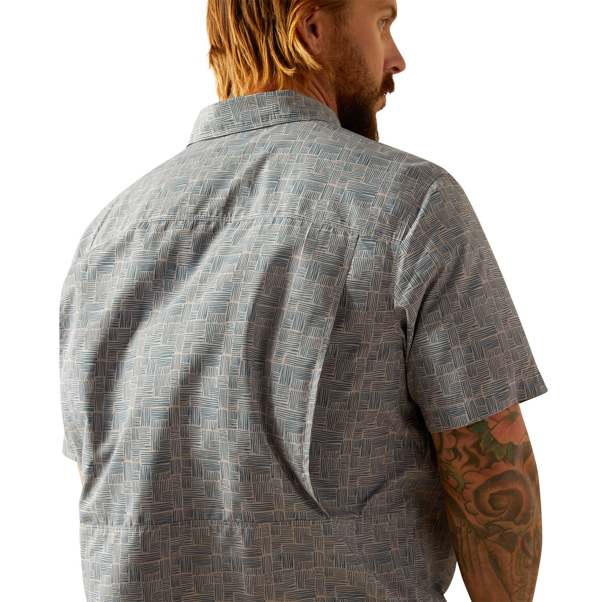 Camisa Ariat VentTEK Outbound Ombre Corte Fitted