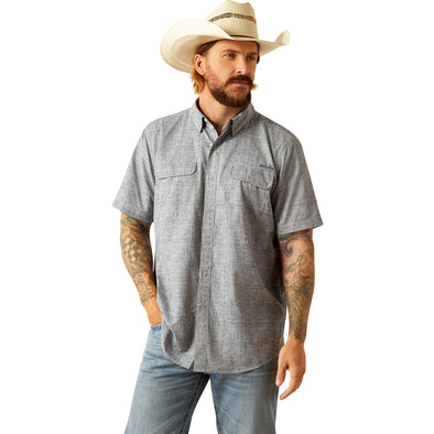 Camisa Ariat VentTEK Outbound Ombre Corte Fitted