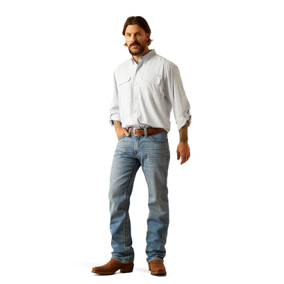 Camisa Ariat VentTEK Outbound Blanco Corte Clásico