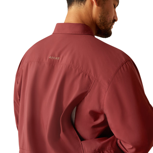 Camisa Ariat VentTEK Outbound Tinto Corte Clásico