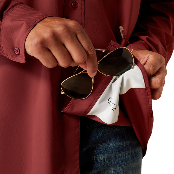 Camisa Ariat VentTEK Outbound Tinto Corte Clásico