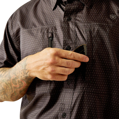 Camisa Ariat VentTEK Negro Corte Clásico