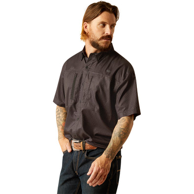 Camisa Ariat VentTEK Negro Corte Clásico