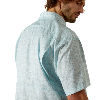 Camisa Ariat VentTEK Azul Corte Clásico