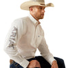 Camisa Ariat Team Logo Twill Blanco Corte Clásico