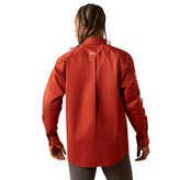 Camisa Ariat Team Logo Twill Rojo Corte Clásico