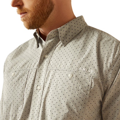 Camisa Ariat 360 Airflow Gris Corte Clásico