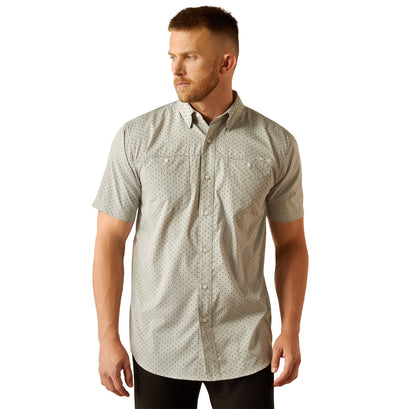 Camisa Ariat 360 Airflow Gris Corte Clásico
