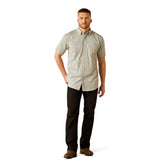 Camisa Ariat 360 Airflow Gris Corte Clásico