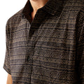 Camisa Ariat Black Stripe Corte Retro