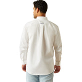 Camisa Ariat Team Logo Twill Teal Corte Clásico