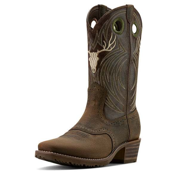 Bota Vaquera Ariat Hybrid Roughstock Antler