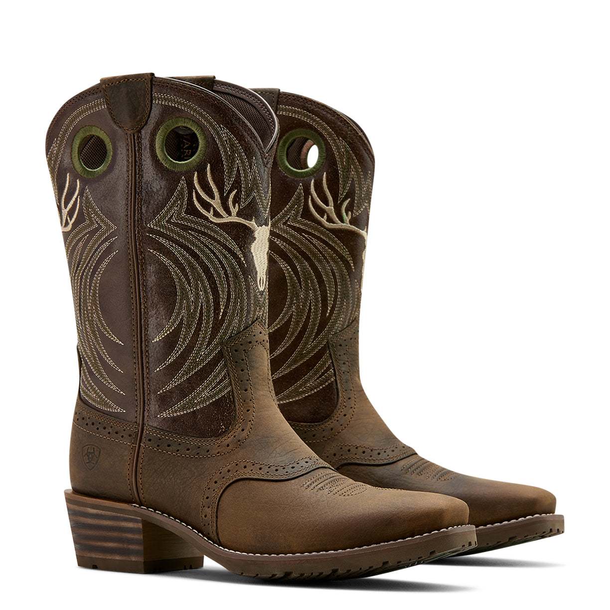 Bota Vaquera Ariat Hybrid Roughstock Antler