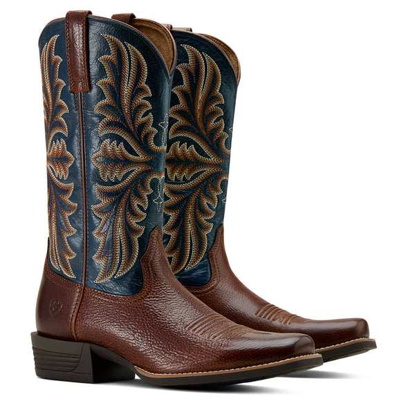 Bota Vaquera Ariat Hustler Pacific Blue