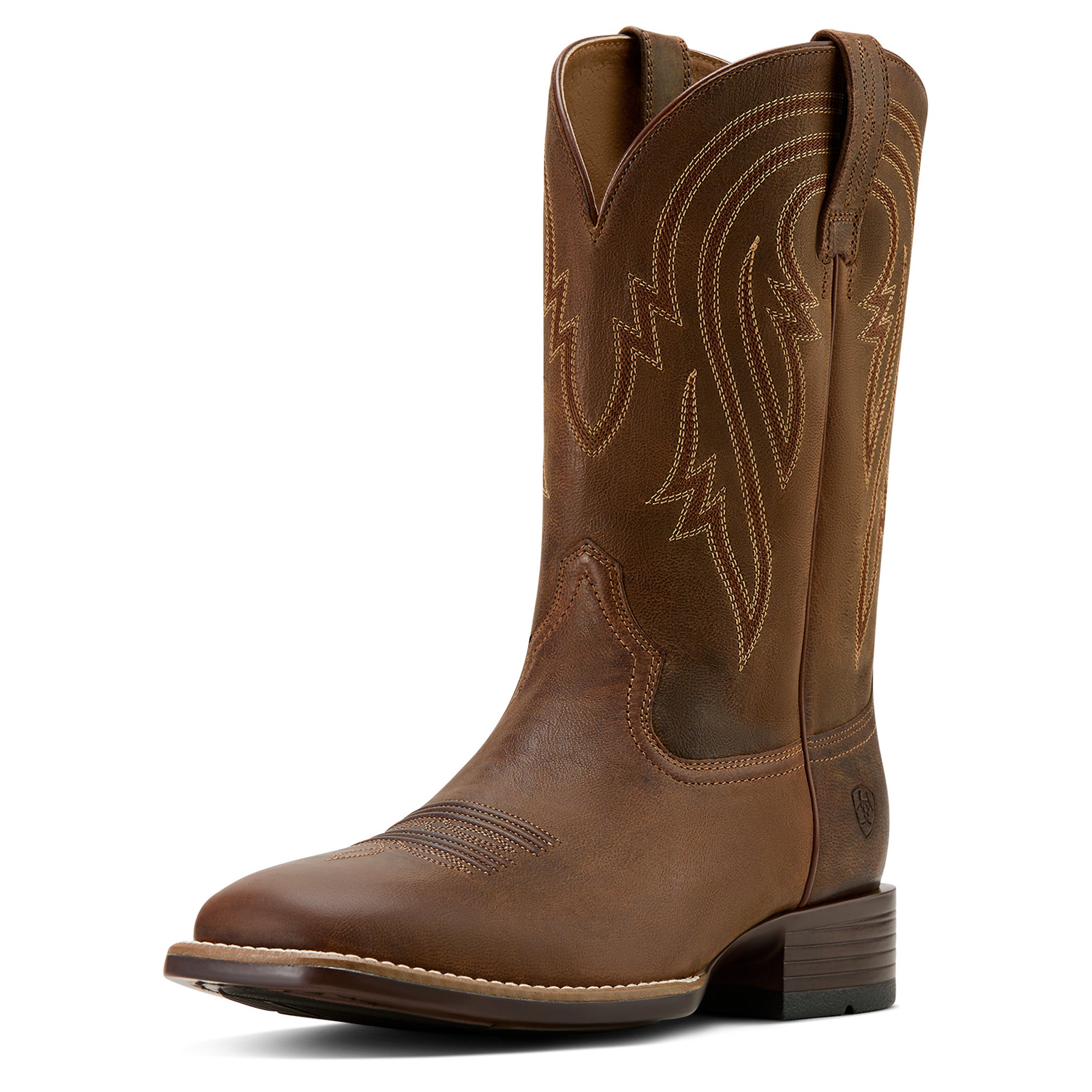 ARIAT Homme Plano Western Boot Botte, Gingersnap/Bleu Kaki, 44 EU ARIAT Homme Plano Western Boot Botte, Gingersnap/Bleu Kaki, 44 EU