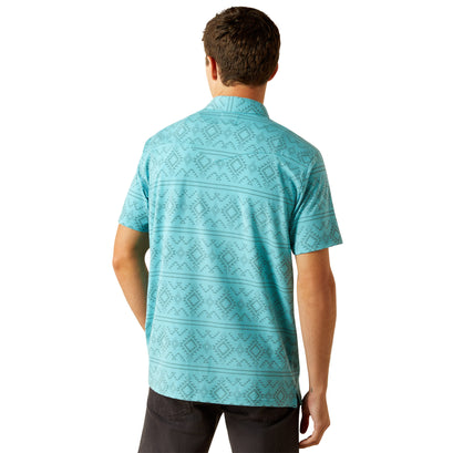 Polo Ariat Retro Azul