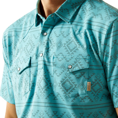 Polo Ariat Retro Azul