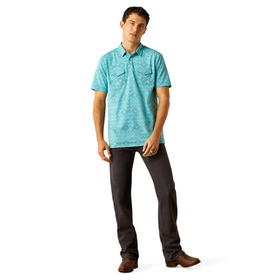 Polo Ariat Retro Azul