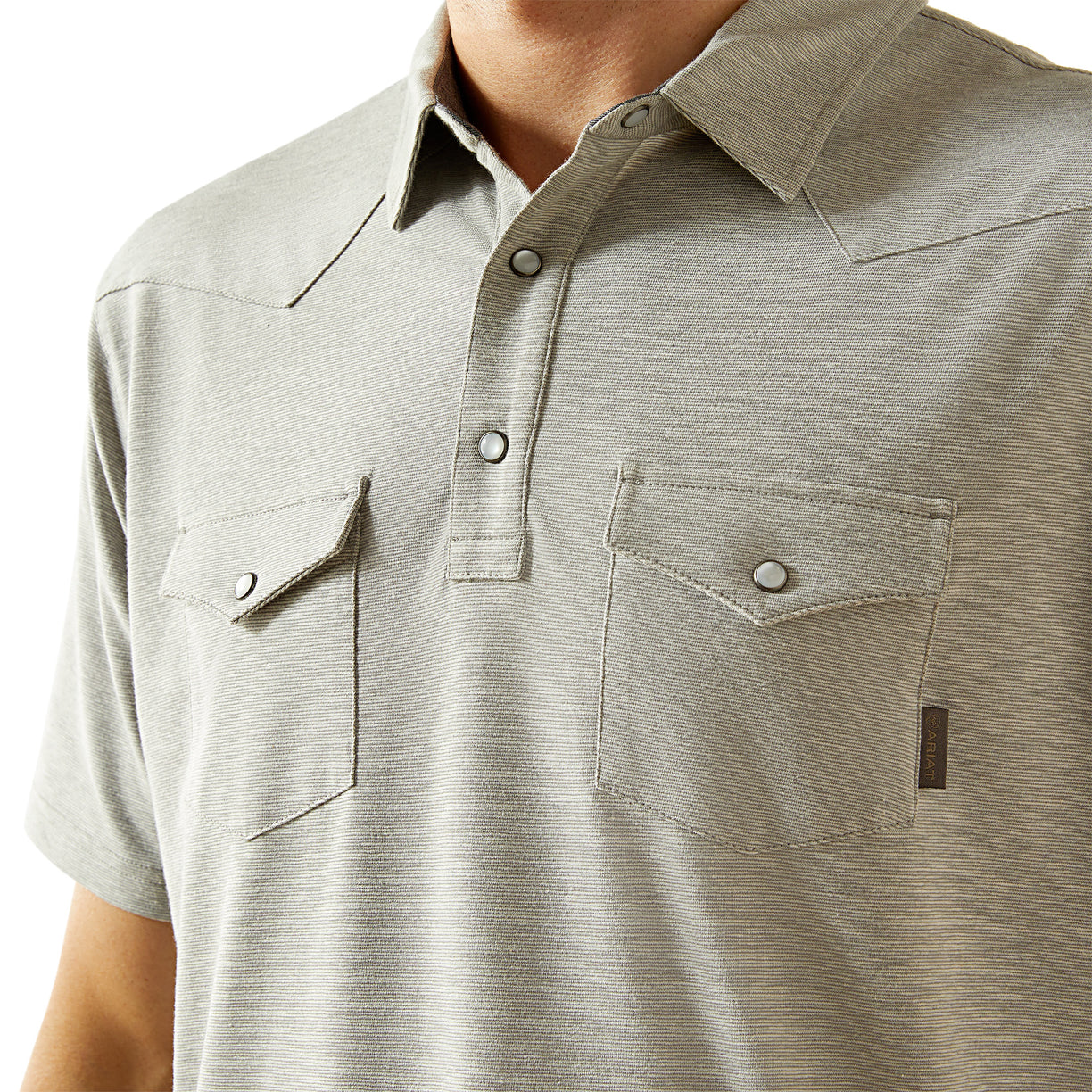 Polo Ariat Retro Gris