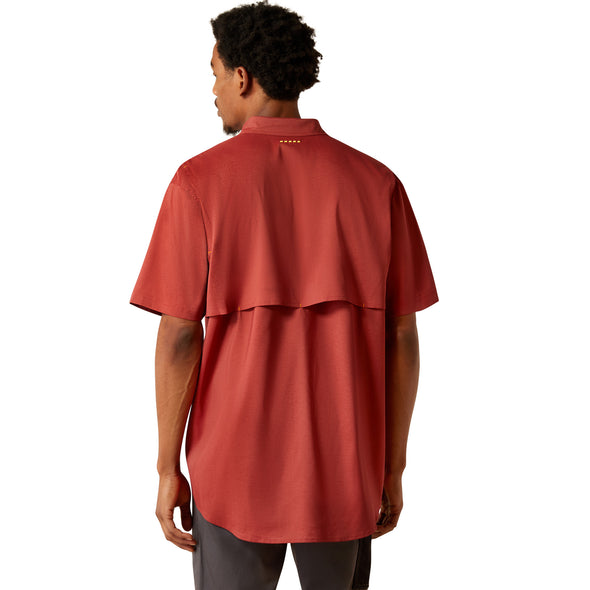Camisa Ariat Work Rebar Made Tough VentTEK DuraStretch Fired Brick