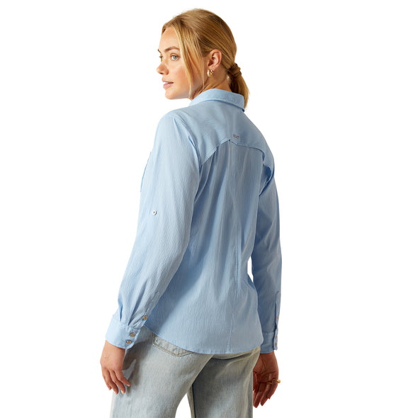 Camisa Ariat VentTEK Fresh Azul