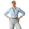 Camisa Ariat VentTEK Fresh Azul