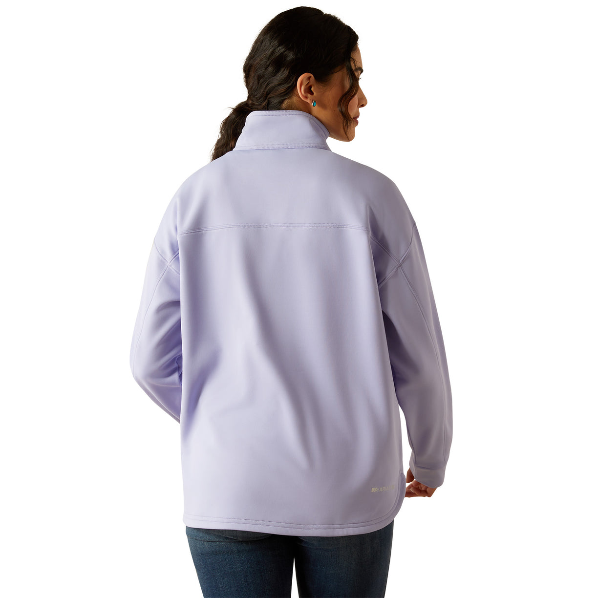 Suéter Ariat Breeze Logo Cremallera 1/2 Lavanda