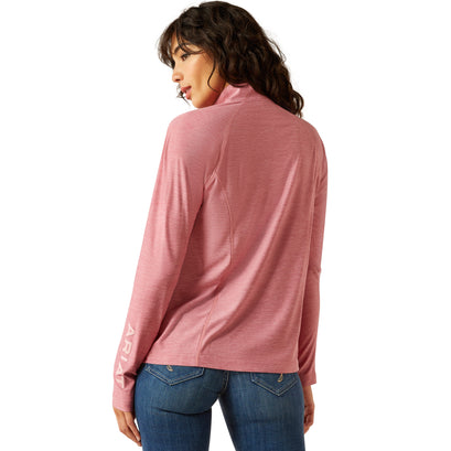 Top Ariat Laguna Cremallera 1/4 Rose Wine
