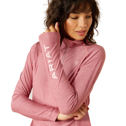 Top Ariat Laguna Cremallera 1/4 Rose Wine