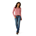 Top Ariat Laguna Cremallera 1/4 Rose Wine