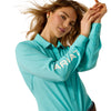 Camisa Ariat Kirby Pro Team Turquesa
