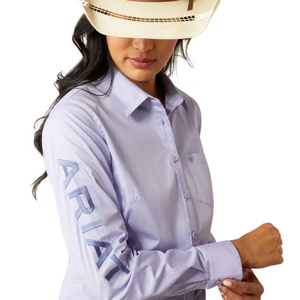 Camisa Ariat Kirby Stretch Lavanda