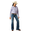 Camisa Ariat Kirby Stretch Lavanda